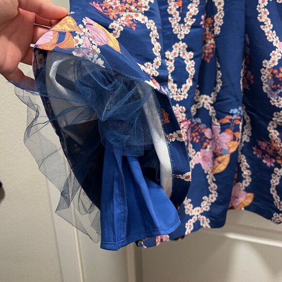 ModCloth "Beautiful You" Fit and Flare Dress Size Medium in Floral Helix - Picture 7 of 7